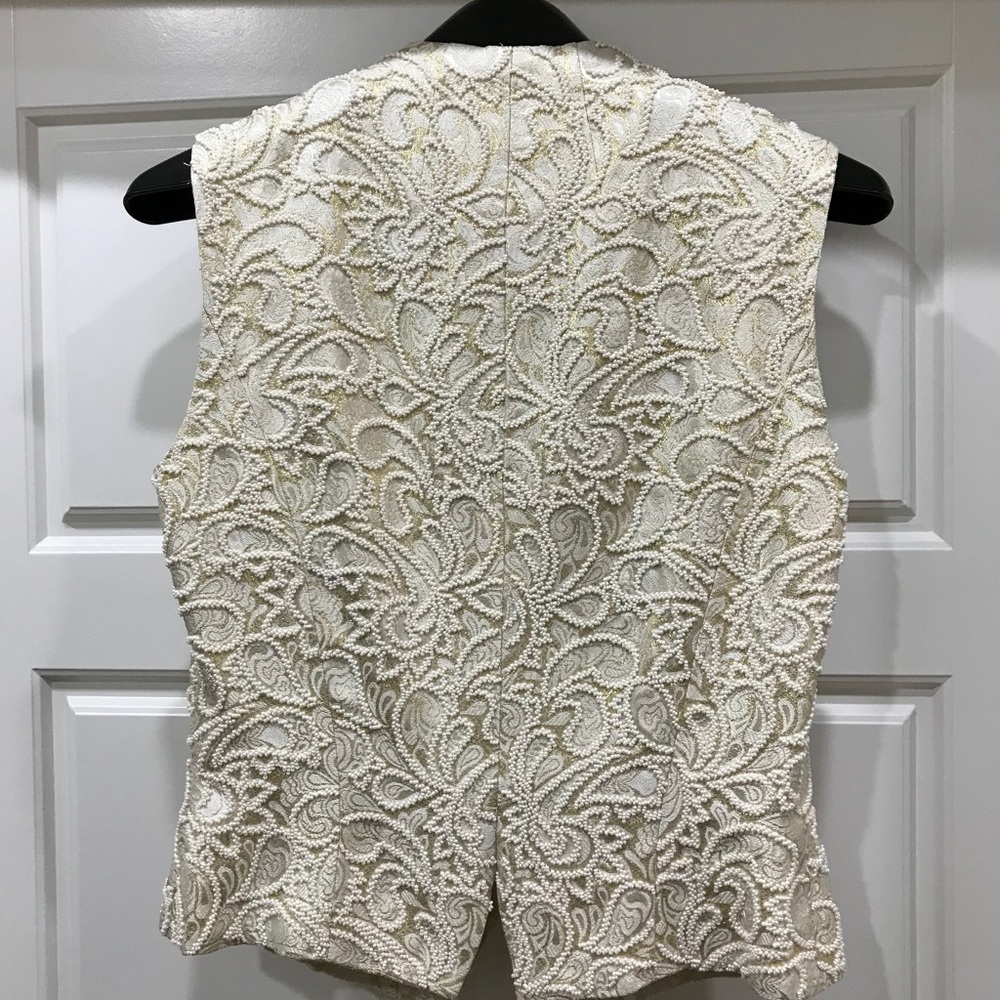 Brocade Carmen Marc Valvo Vest